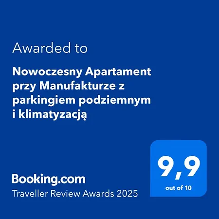 Nowoczesny Apartament Przy Manufakturze Z Parkingiem Podziemnym I Klimatyzacja-2