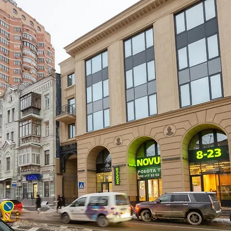 Ввв!5-104A Yaroslaviv Grad, Bulvarno Kudriavska 17, Kyiv Centre, Golden Gate Metro Nearby, Fantastic City View, 15 Kw Backup Power, Petrovdom Apartment-2