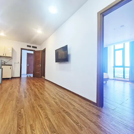 Panoramic #1 Sea Mountain View 1Br Apartment Living Room, Balcony, Kitchen-3