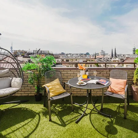 Prague Days - Maisonette Retreat With Terrace, Ac And Tv Tower View-2