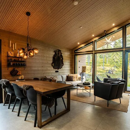 Villa Golden Hill Yllaes, Luxury Holiday Cabin In Lapland-3