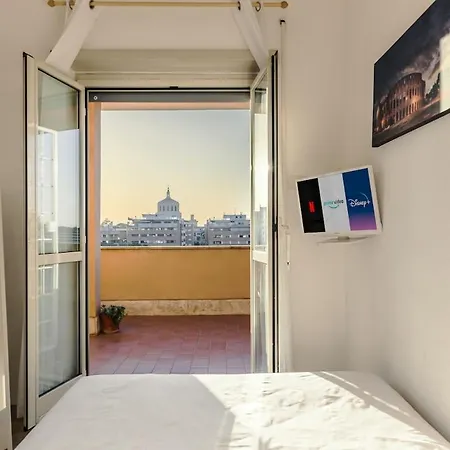 Eur-Motagnola Attico 2Bedr Apt 280 Terrace View-2
