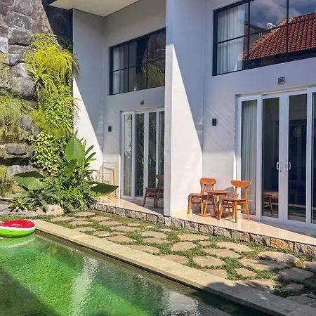 Loft Hideaway Villa With Sofa Bed Central Canggu-3