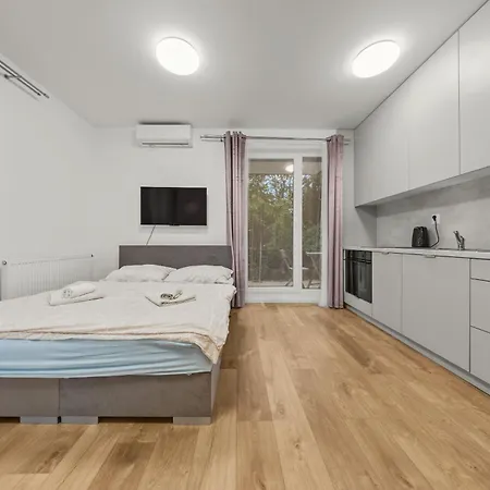 Air Conditioned 1 Room Apartment, With Garden, New Building-2