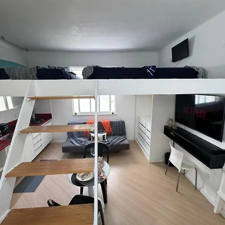Estudio Com Mezanino 2 Minutos Da Praia Jn236-306-3