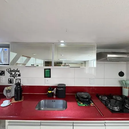 Estudio Com Mezanino 2 Minutos Da Praia Jn236-306-2