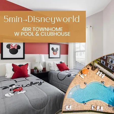 Fantastic Townhome 5Min Disneyworld 134-2
