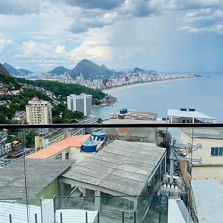 Ceu Do Rio Experience Casa No Vidigal Com Varanda E Super Vista Com Ar Condicionado-2