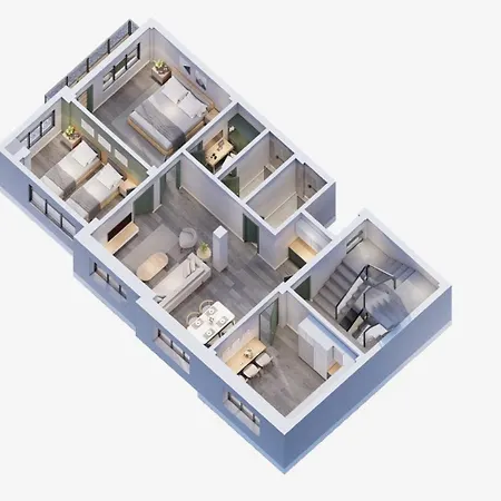 Tiny Living Apartments Modern 2 Bedroom Apartment In Central Kathmandu Near Thamel & Airport-3