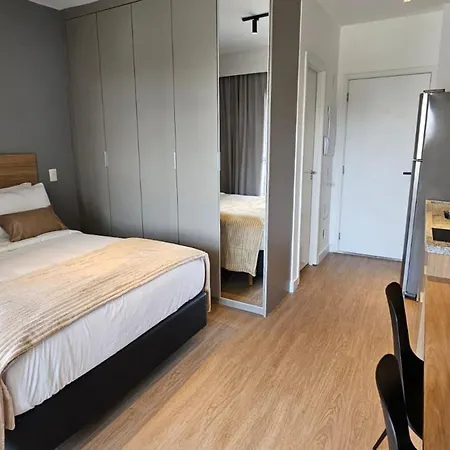 Studio Moderno C/ Garagem 5 Min Metro Butanta Wi-Fi-3