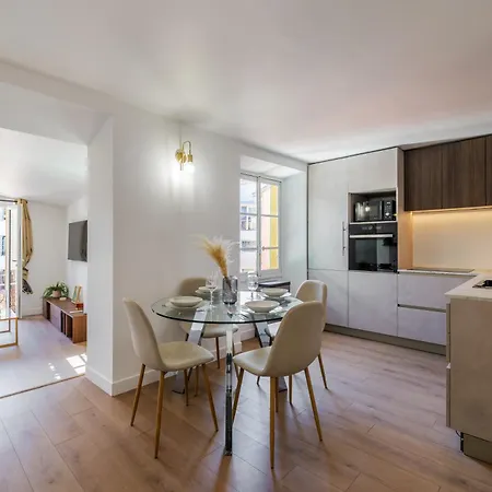 Bright 3 Rooms Apartment Close To Place Massena-3