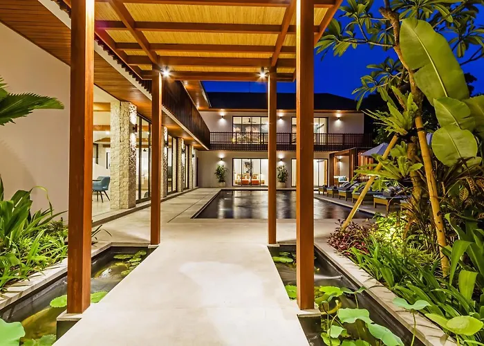 The Botanical 6 Bed Luxury 900 Meter From Beach Seminyak