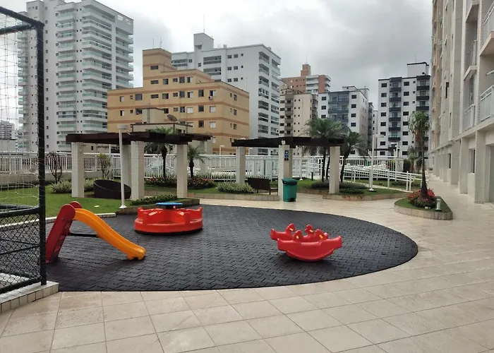 Lindo Apartamento Novo Praia Grande Ocian 50 Metros Da Praia