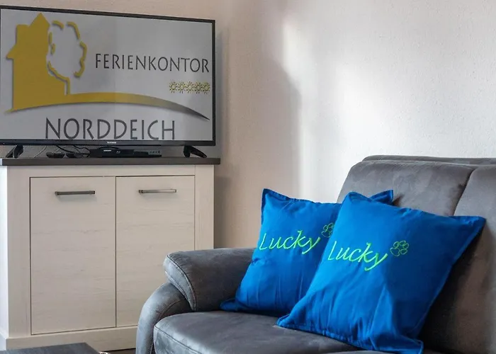 Ferienhaus Lucky - bis 6 Personen mit Garten und Haustier Norddeich 
