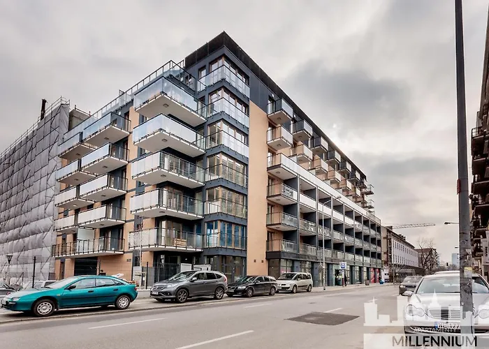 Ferienwohnung Millennium Manufaktura Blue Warschau
