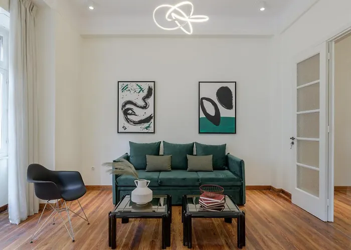 Ferienwohnung 3bdr Modern Design&Bright Interiors in Plaka Athen