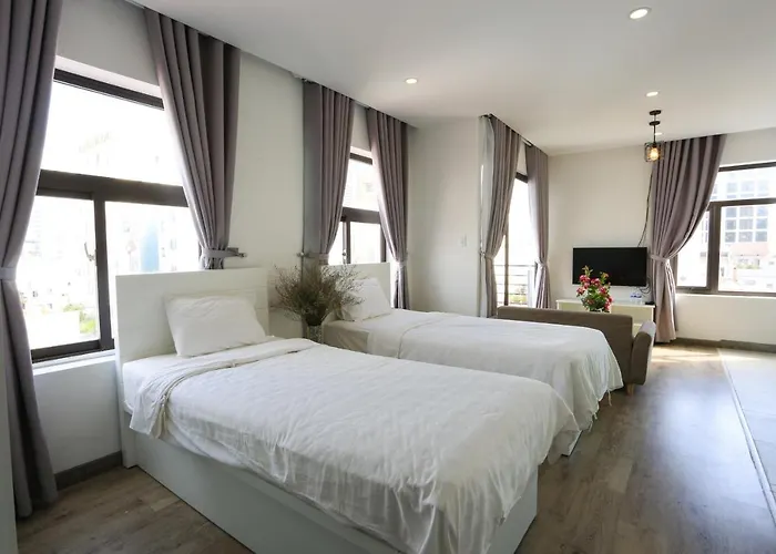 Ferienwohnung Pool Seaview - 4A - -Blue Sea- Balcony- Bathtub Đà Nẵng