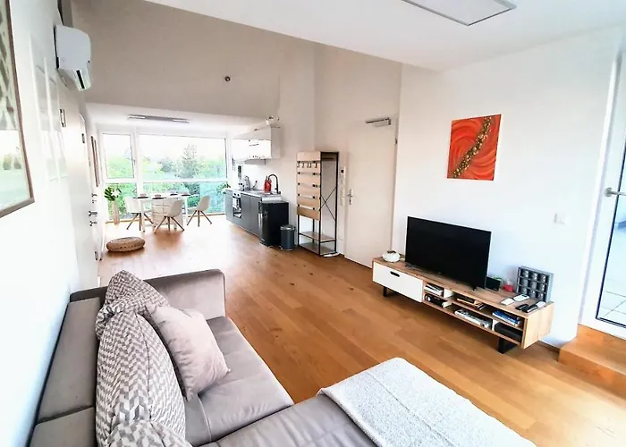 Rooftop Terrace, Free Garage Parking And Pool! Wien