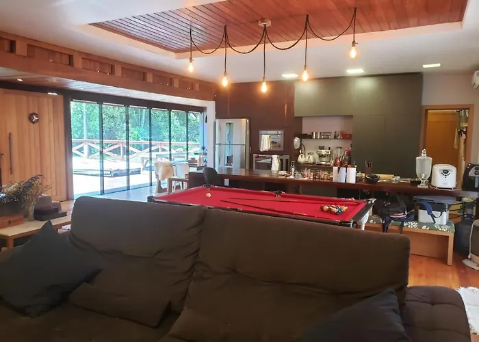 Casa De Praia Com Piscina Aquecida Area Gourmet E Jogos Florianópolis