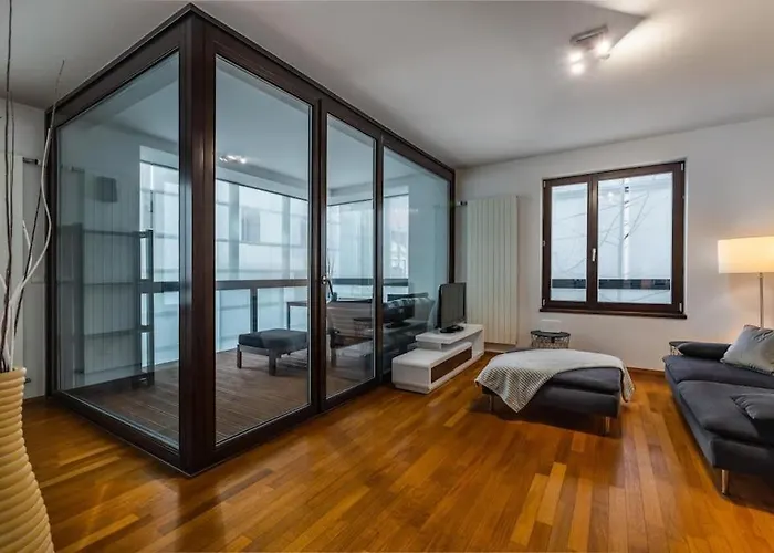 Modern Spacious Flat With A Terrace And A Parking Prag