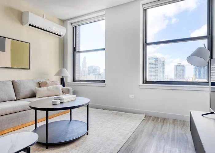 Ferienwohnung Loop 1Br W Lounge Gym Roof Nr L Chi-693 Chicago