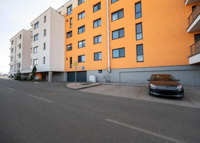 New Spacious Apartment With City View Košice