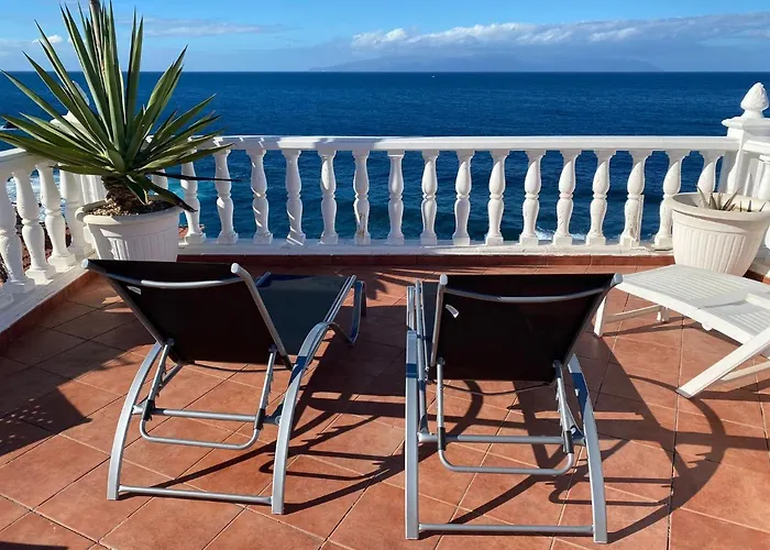 1St Line Sea View & Rooftop - Arena Puerto de Santiago 