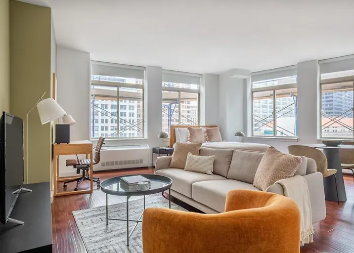 Fidi Studio W Private Terrace Doorman Nyc-112 New York