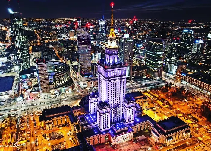 Ferienwohnung Neon 3 Silence Metro Wifi 85'Tv Netflix Hbo Warschau