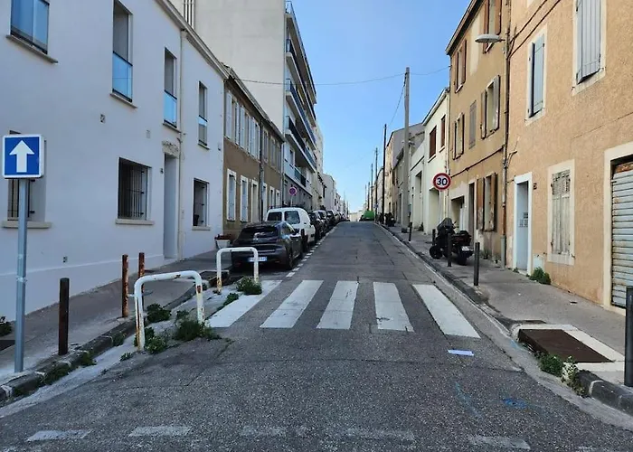 Le Panier De Papet,Central, Proche Plage Catalan,Tres Calme,Vue Marseilles