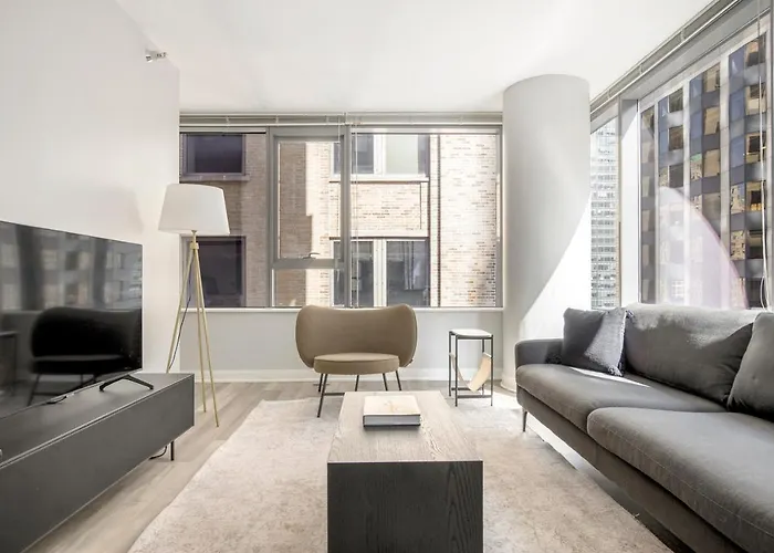Ferienwohnung Loop 1Br W Gym Pool Lounge 1 Block From L Chi-605 Chicago