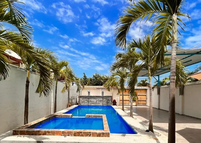 Casa Halley #4 Con Vista Al Mar Y Piscina , 2 Pisos - Villamil Playas , Data De Villamil
