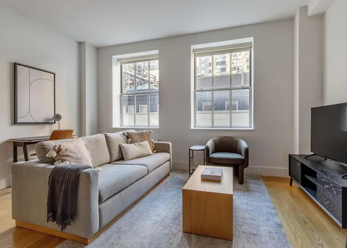 Ferienwohnung Fidi 1Br W Gym Doorman Lounge Nr Park Nyc-1344 New York