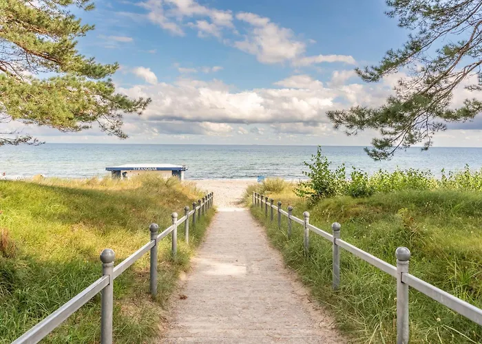 Villa Strandidyll Ap 10, Balkon mit Meerblick, Strandkorb Binz