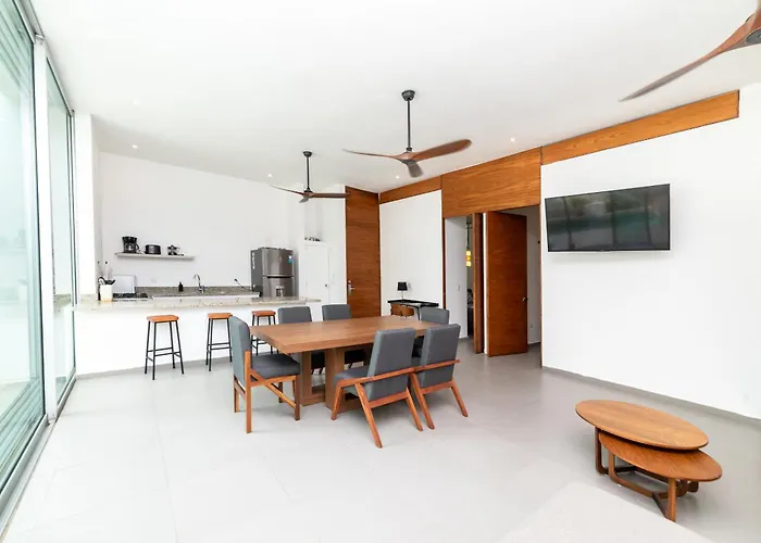 Relaxing 2 Bedroom Apartement In The Center Of Tulum With Private Pool And Terrace