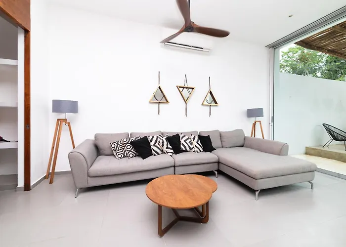 Relaxing 2 Bedroom Apartement In The Center Of Tulum With Private Pool And Terrace