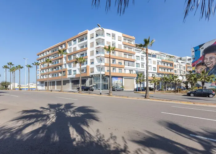 Anfa Living - Front Sea View 180 -3 Bedrooms- Les Terrasses D'Anfa By Shortstaymaroc Casablanca