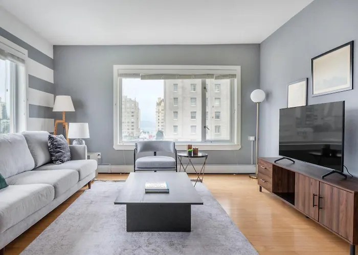 Nob Hill 1Br W Sauna Gym Nr Union Sq Sfo-4 San Francisco