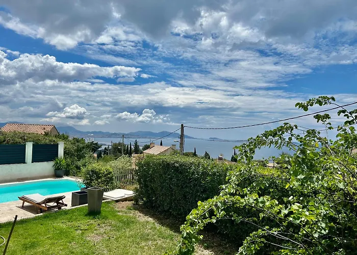 Maison Entierement Climatisee Vue D'Exception Mer Et Rade De Marseille Avec Piscine 8 Personnes