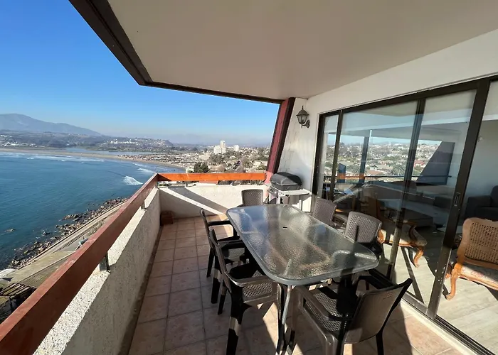 Ferienwohnung Departamento Con Insuperable Vista Playa Amarilla Playa La Boca Concón