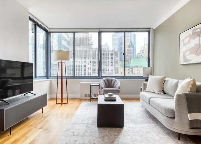 Ferienwohnung Midtown 1Br W Dm Elevator Gym Nr Times Sq Nyc-799 New York