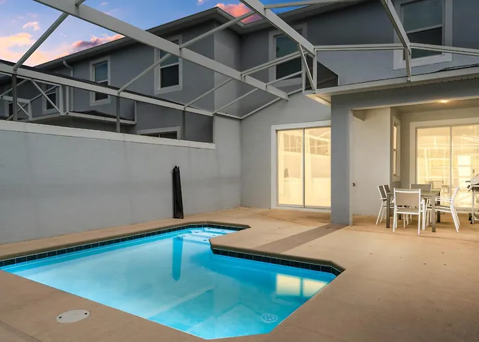 4 Bedroom Townhome Free Access To Amazing Resort Chg109 Kissimmee