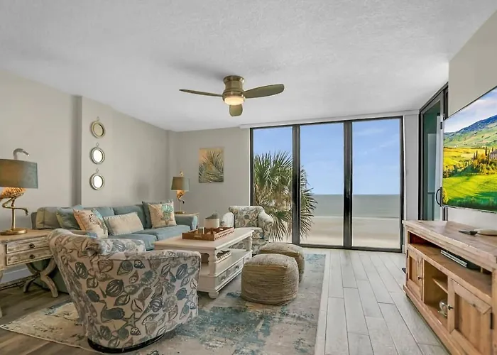 Upscale Oceanfront Condo With Panoramic Views And Pool St. Augustine