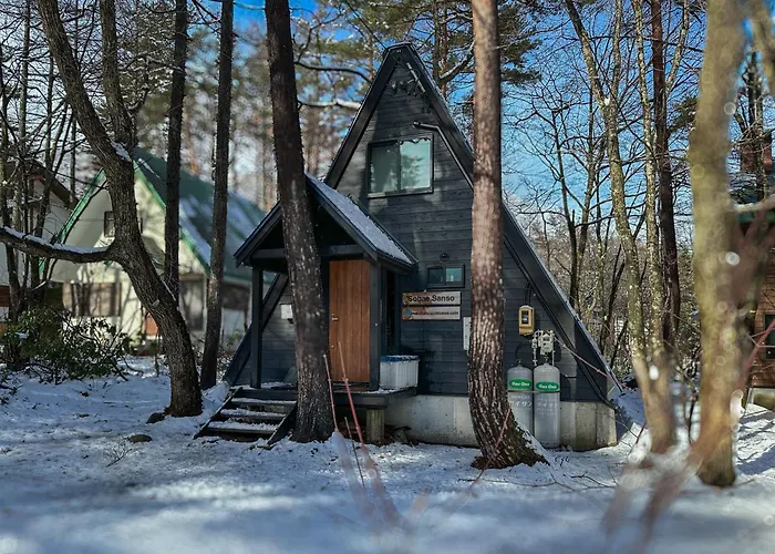 Sobae Sanso - Adorable A-Frame Cottage Hakuba