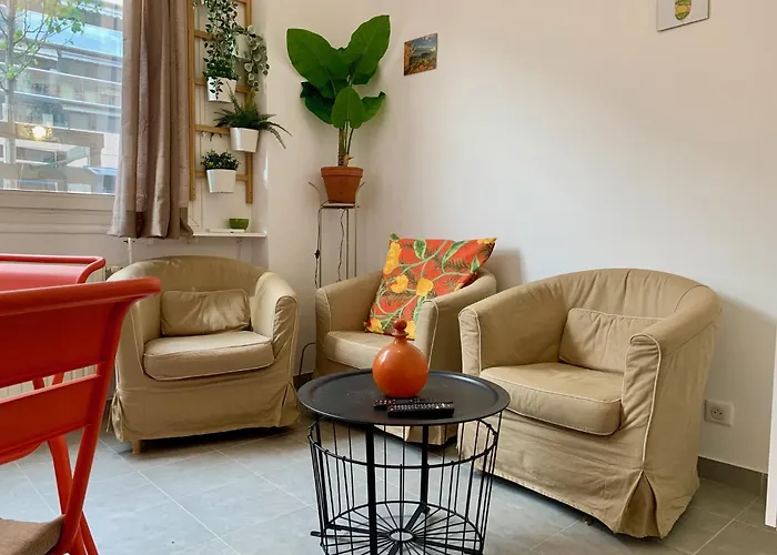 Aparthotel Riviera - Maison Du Grand Sud - Confortable Petit 3 Pieces - Promenade Des Anglais Nizza