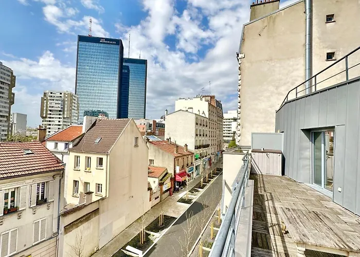 Magnificent Apart Paris Bagnolet 401 With View