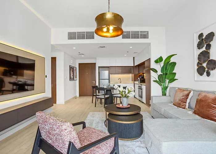 Ferienwohnung Luxury Living With Panoramic View In Creek Harbour Dubai