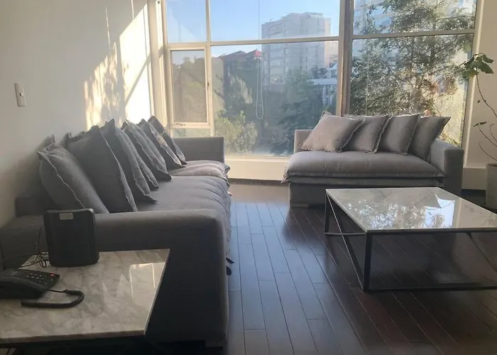 Ferienwohnung Lindo Depa 2 Rec Bosques Con Jardin Y Gym Mexiko-Stadt