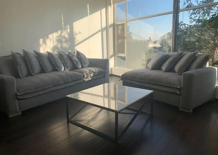 Ferienwohnung Lindo Depa 2 Rec Bosques Con Jardin Y Gym Mexiko-Stadt