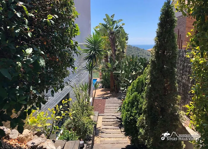 Super Villa Oasis Fab Sea And Sitges View With Private Pool And Air Conditioning
